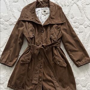 Chic Brown Trench Coat for Women